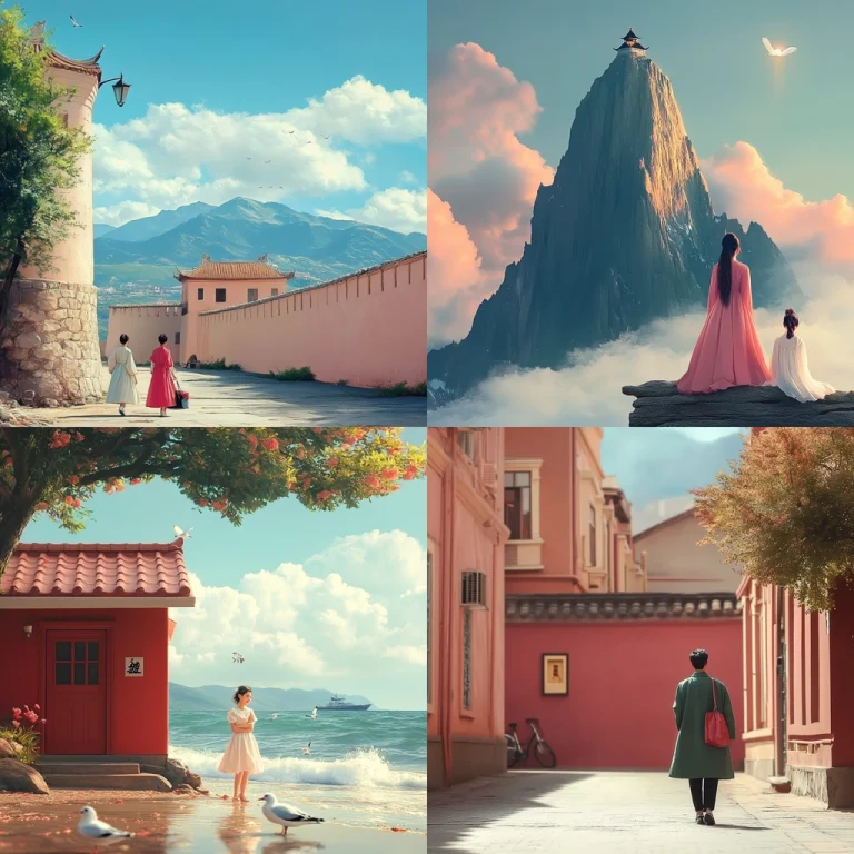 Pastel Mountain Light Charm - Midjourney style sref code