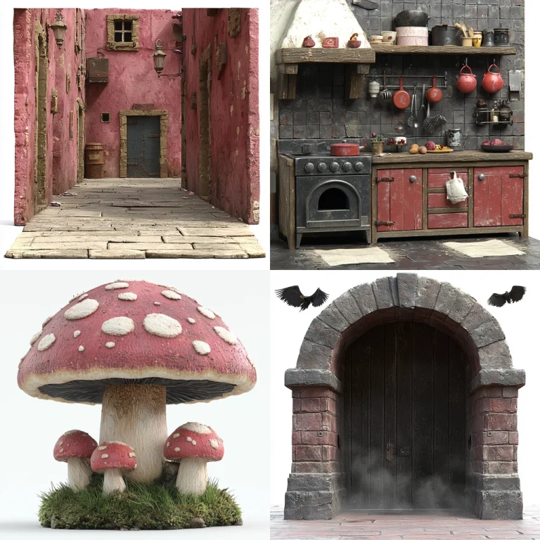 Rustic Earth Tones with Textural Depth - Midjourney style sref code