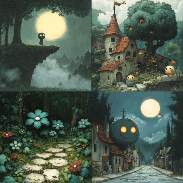 Moody Forest Atmosphere - Midjourney style sref code