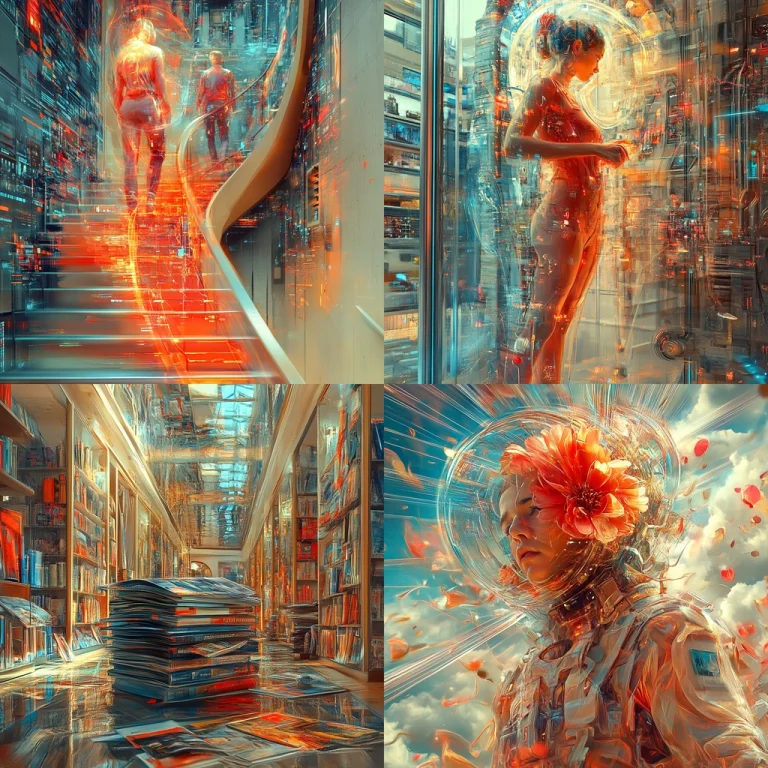 Vibrant Neon Blur - Midjourney style sref code