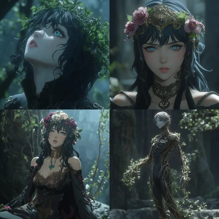 Nature-Inspired Dark Elegance - Midjourney style sref code