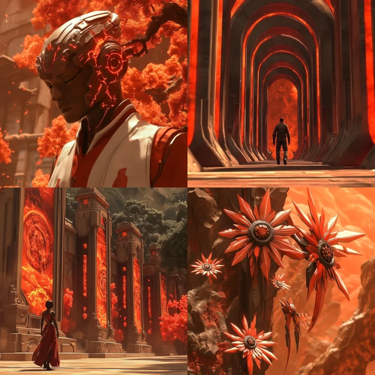 Warm Futuristic Architecture - Midjourney style sref code