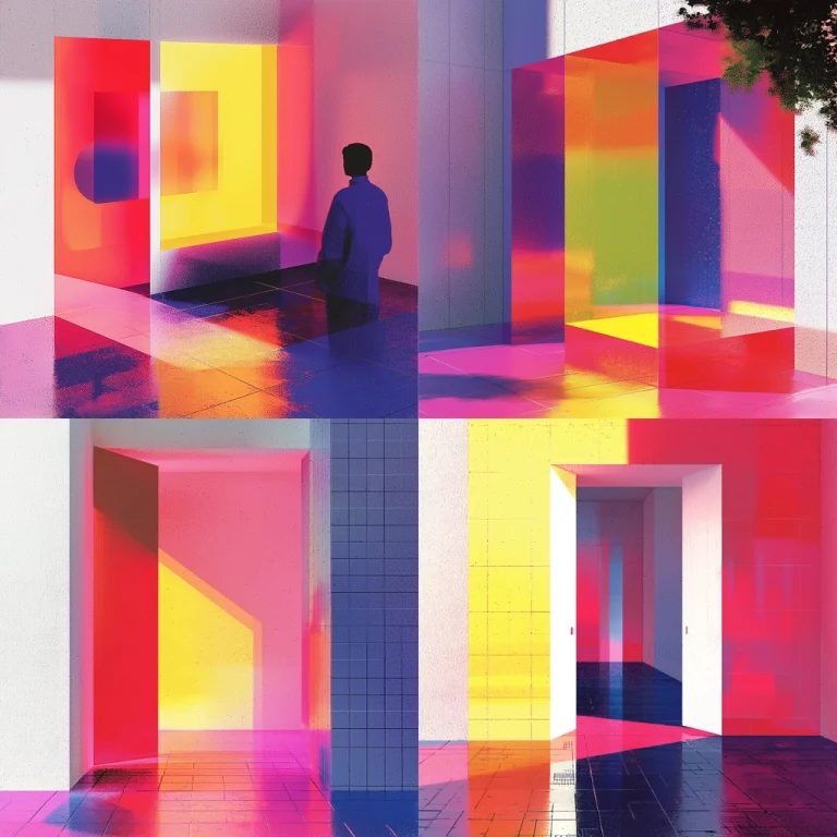 Vivid Light Transitions - Midjourney style sref code