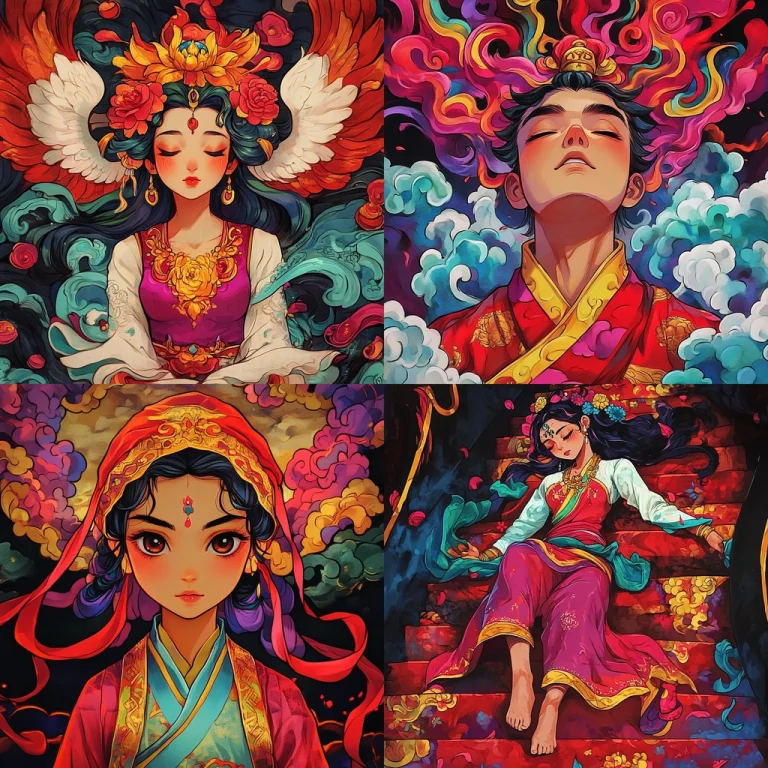 Vibrant Celestial Tapestry - Midjourney style sref code