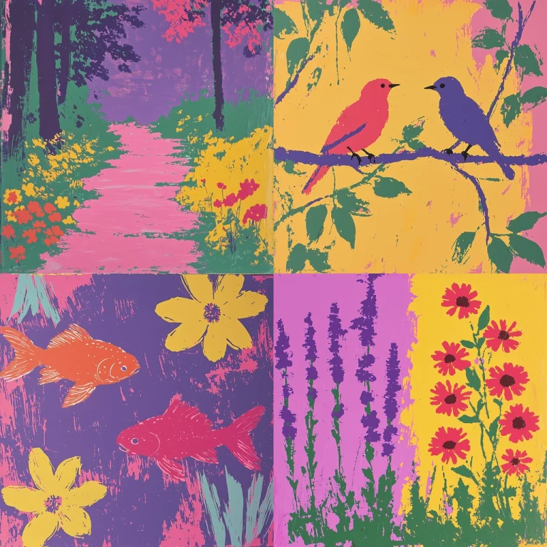 Vivid Pop Expressionism - Midjourney style sref code