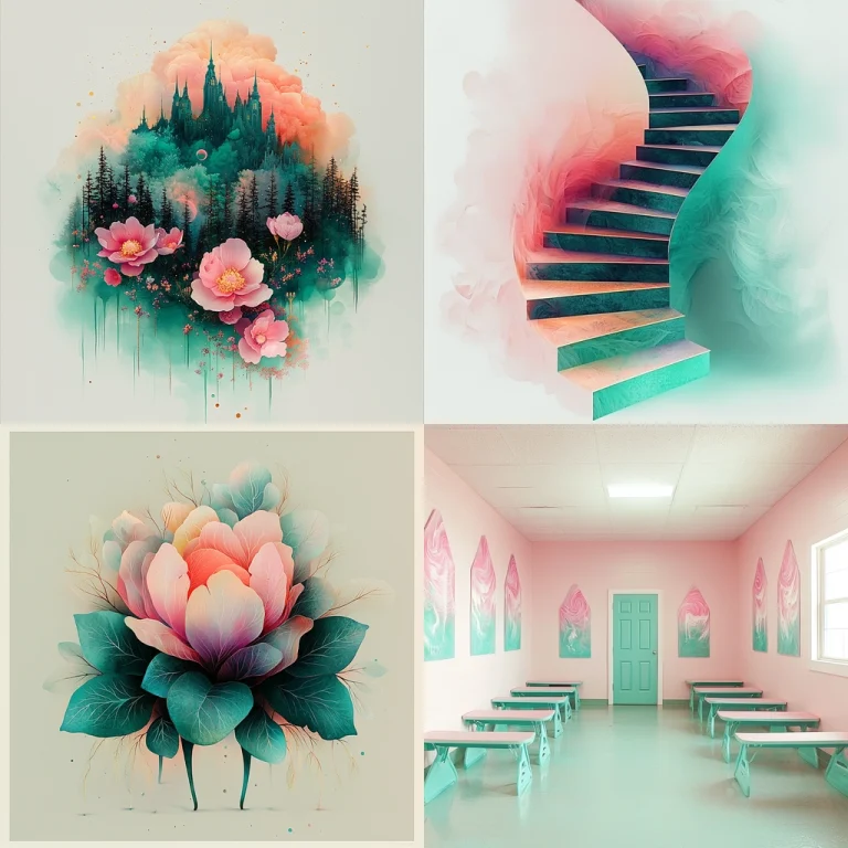 Gradient Pastel Harmony - Midjourney style sref code