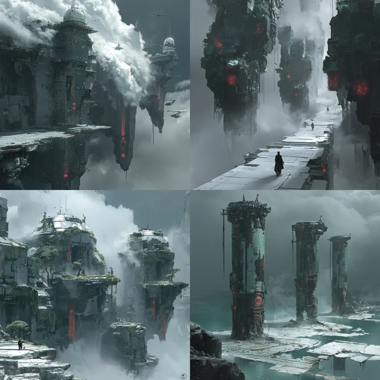 Smoky Cyan Futuristic Shader - Midjourney style sref code