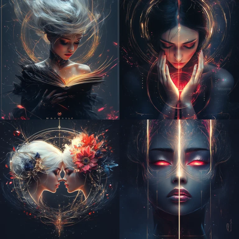 Dark Cosmic Glow - Midjourney style sref code